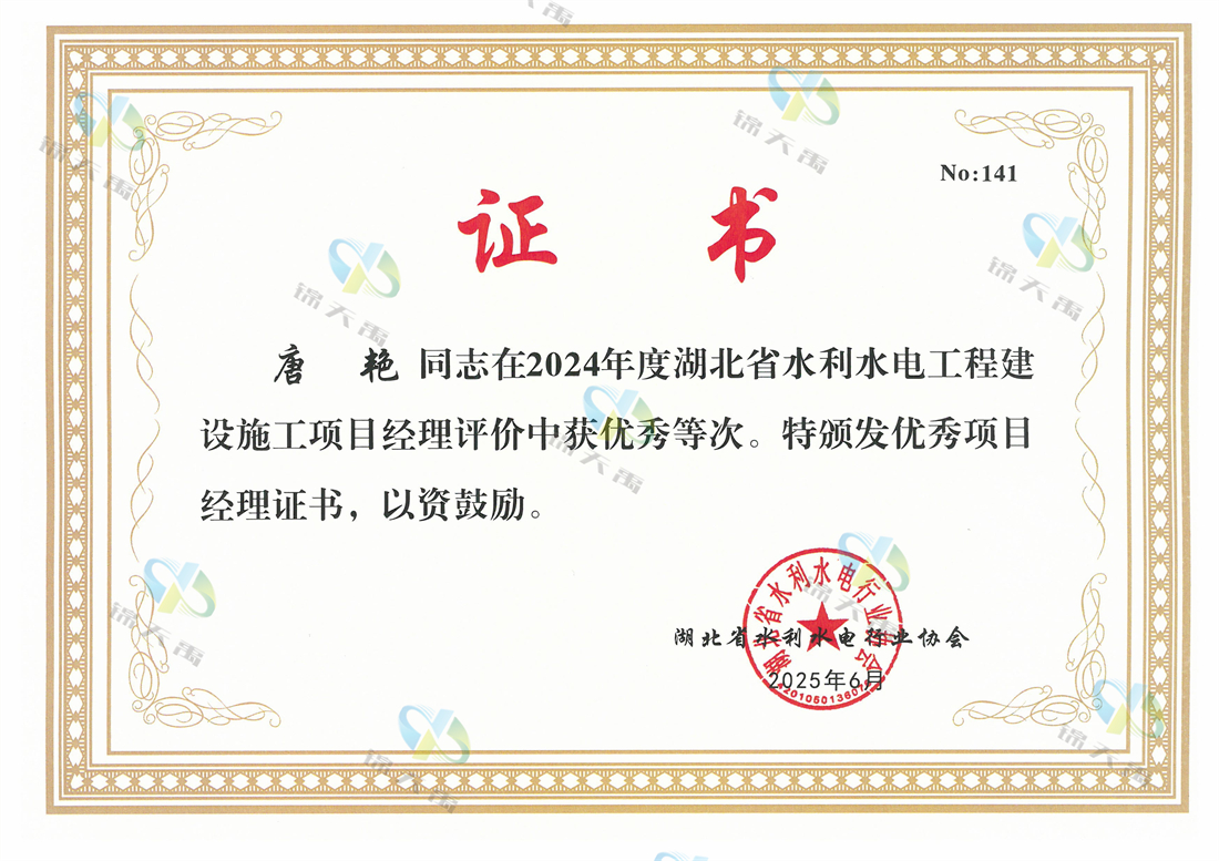 唐艳2024年度水利优秀项目经理.jpg
